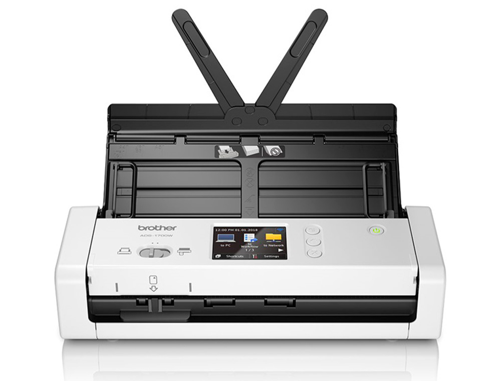BROTHER - Escaner sobremesa ads1700w doble cara A4 resolucion 600 dpi velocidad 25 ppm wifi (Ref. ADS1700WUN1)