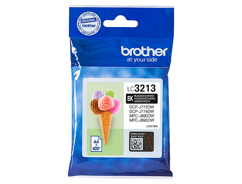 BROTHER - Ink-jet lc3213 dcp-j572 / dcp-j772 / dcp-j774 / mfc-j890 / mfc-j895 negro 400 pag (Ref. LC3213BK)