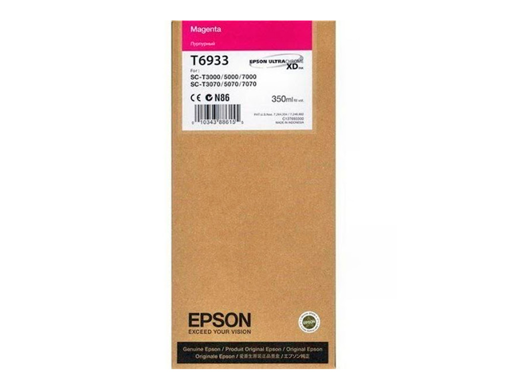 EPSON - Ink-jet gf serie sc-t magenta 350 ml (Ref. C13T693300)
