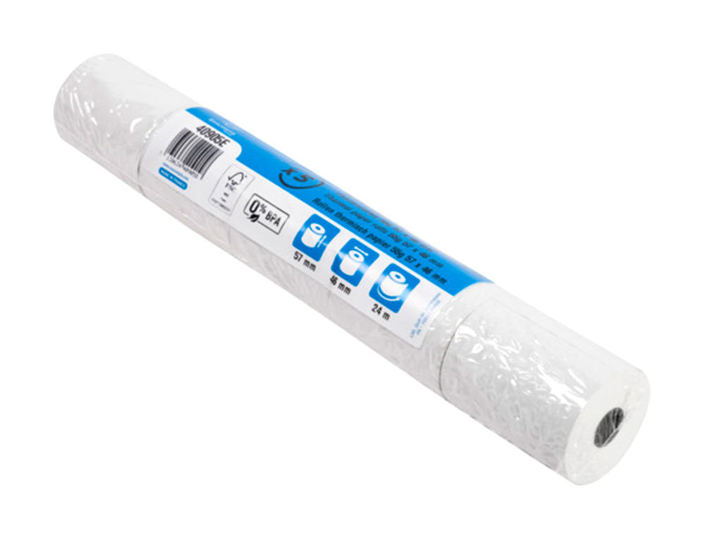 EXACOMPTA - Rollo sumadora safe contact termico 57 mm x 46 mm 55 g/m2 (Ref. 40905E)