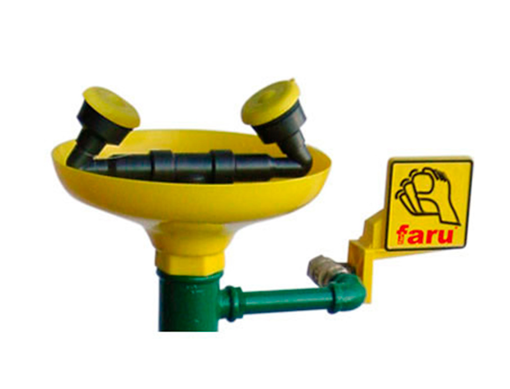 FARU - Lavaojos basic de pared basic con compesador automatico de flujo 315x280x140 mm (Ref. C512)
