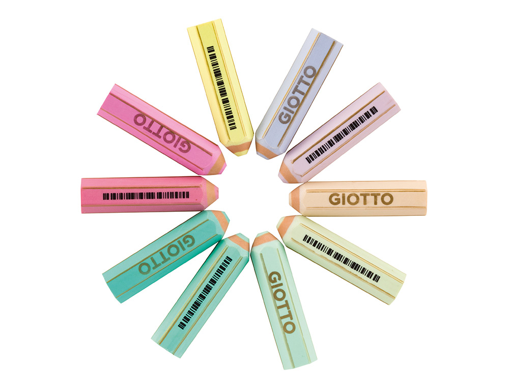 GIOTTO - Goma happy gomma pastel forma de lapiz (Ref. F234000)