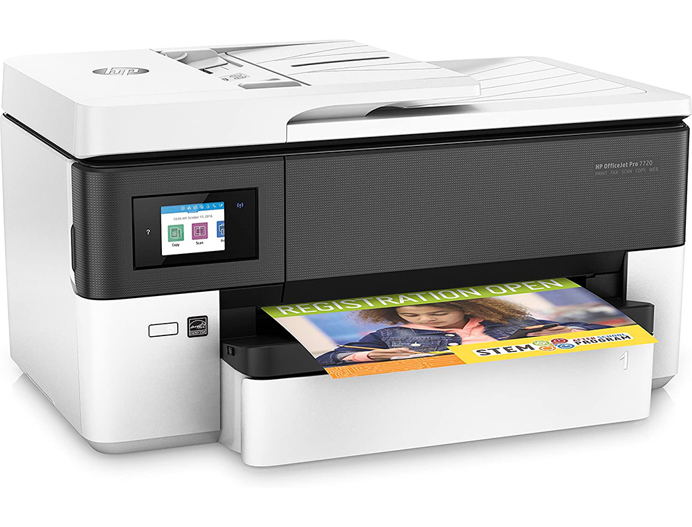 HP - Equipo multifuncion officejet pro 7720 tinta a3 escaner copiadora impresora fax (Ref. Y0S18A) (Canon L.P.I. 5,25€ Incluido)