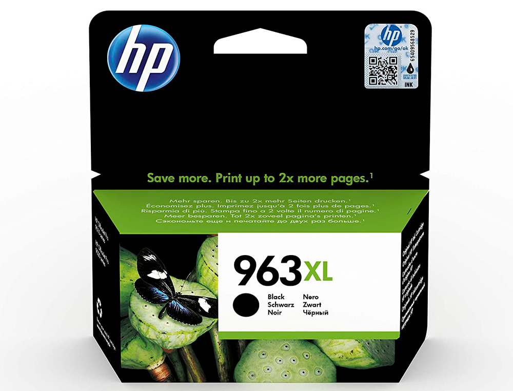 HP - Ink-jet 963 xl officejet pro 9010 / 9020 / 9022 / 9023 / 9025 negro 2000 paginas (Ref. 3JA30AE)