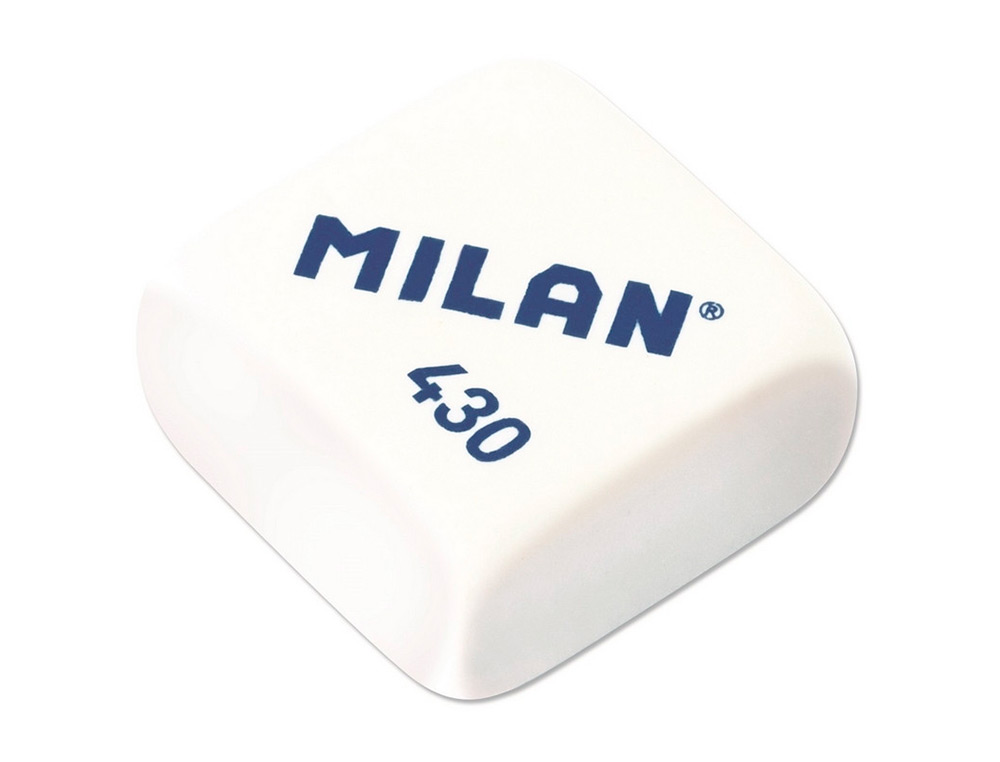 MILAN - Sacapuntas spin plastico 1 uso + 4 gomas 430 (Ref. BYM10227)
