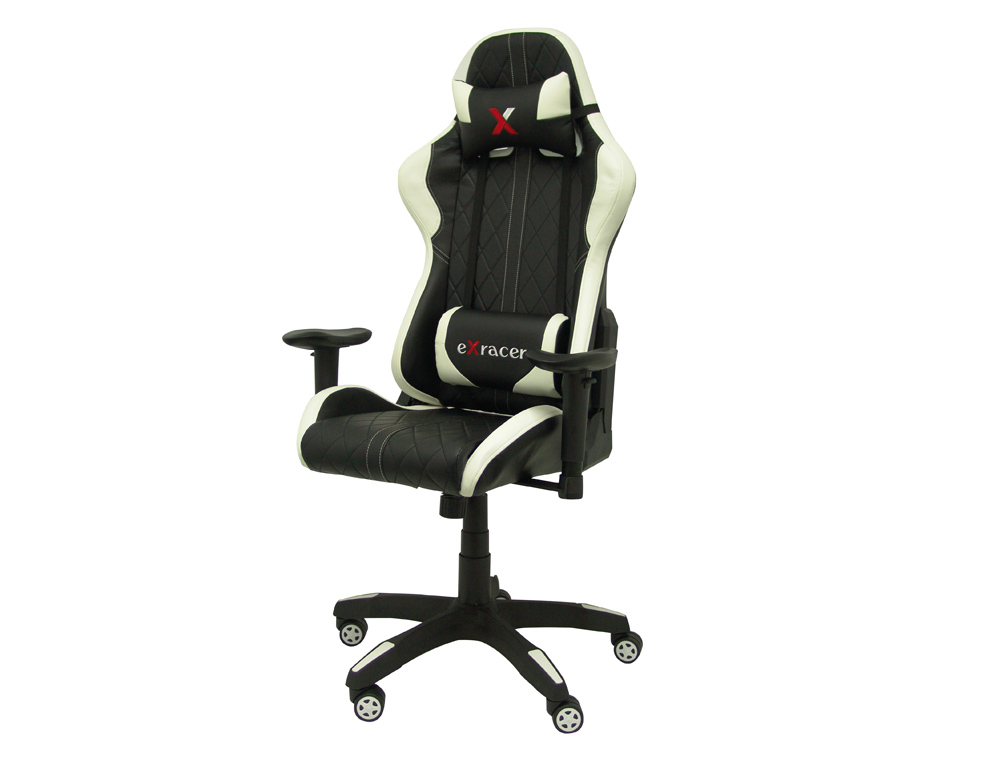 PIQUERAS Y CRESPO - Silla pyc gaming chair giratoria similpiel regulable en altura negra 1200+80x670x670 mm (Ref. 7216DBSPNE)