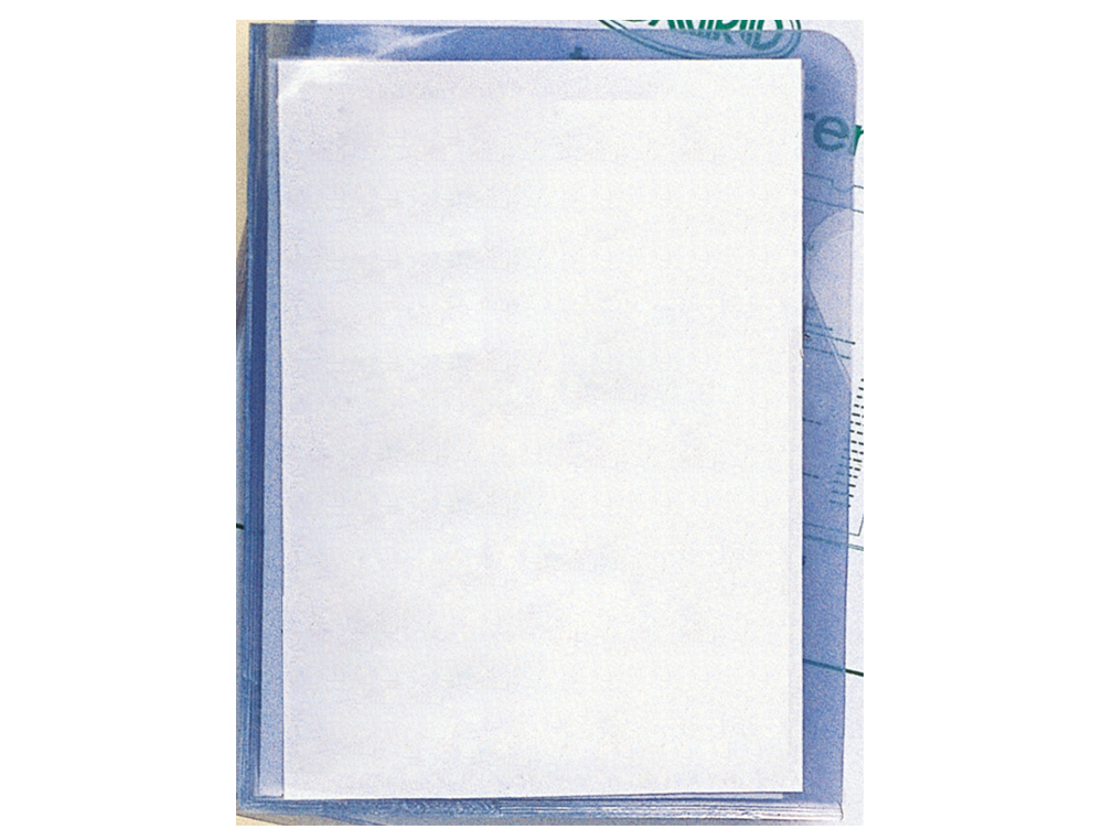 Q-CONNECT - Carpeta dossier uñero plastico folio 120 micras transparente (Ref. KF11270)