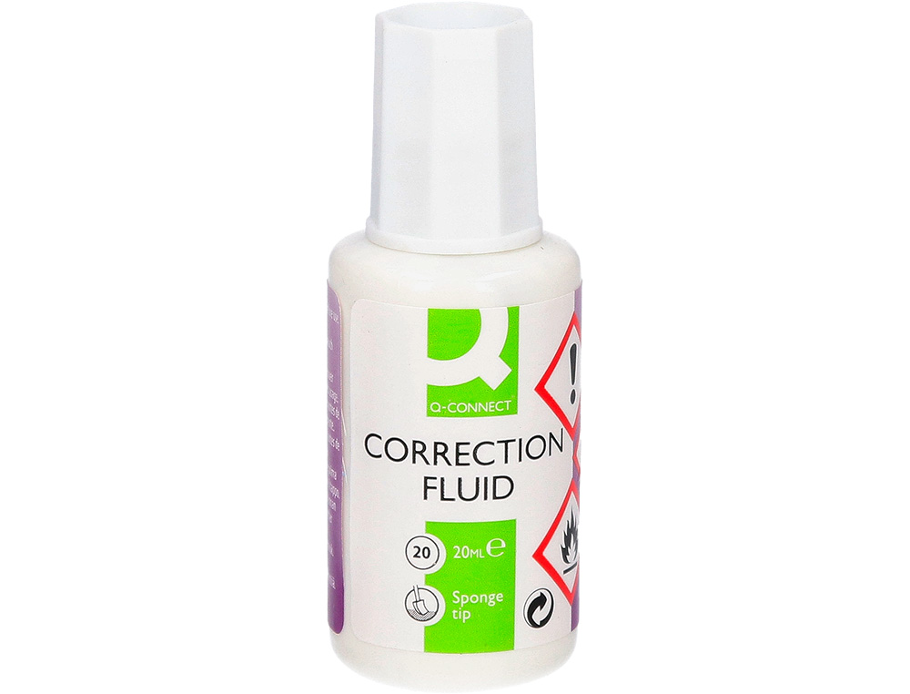 Q-CONNECT - Corrector aplicador espuma frasco 20 ml (Ref. KF11315)