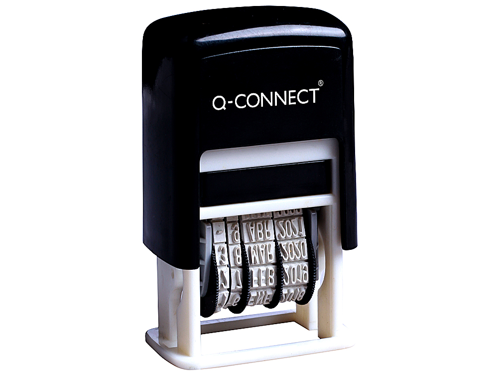 Q-CONNECT - Fechador entintaje automatico 4 mm color negro (Ref. KF14526)