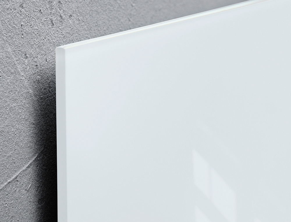 Q-CONNECT - Pizarra blanca cristal magnetica marco aluminio 90x60 cm (Ref. KF11313)