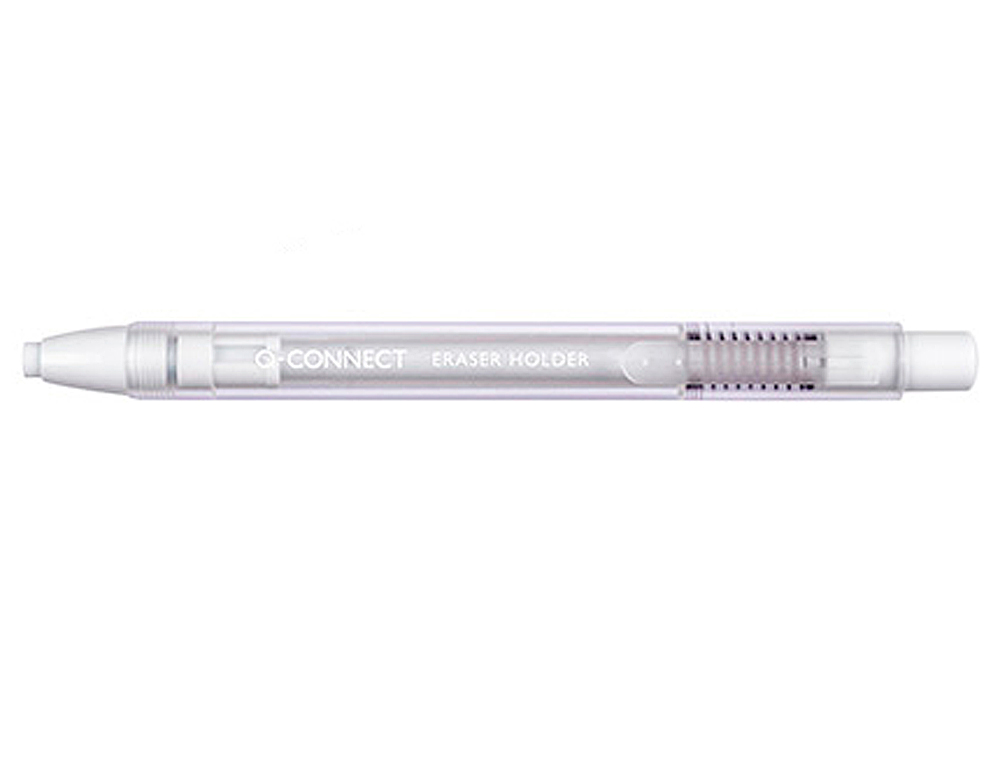 Q-CONNECT - Portagomas con clip punta goma blanca redonda color blanco 5x90 mm (Ref. KF14999)