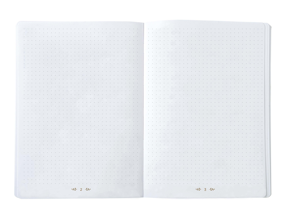 QUO VADIS - Libreta life journal infinite dots puntos 15x21 cm 224 hojas tapa similpiel rosa (Ref. 237985Q)