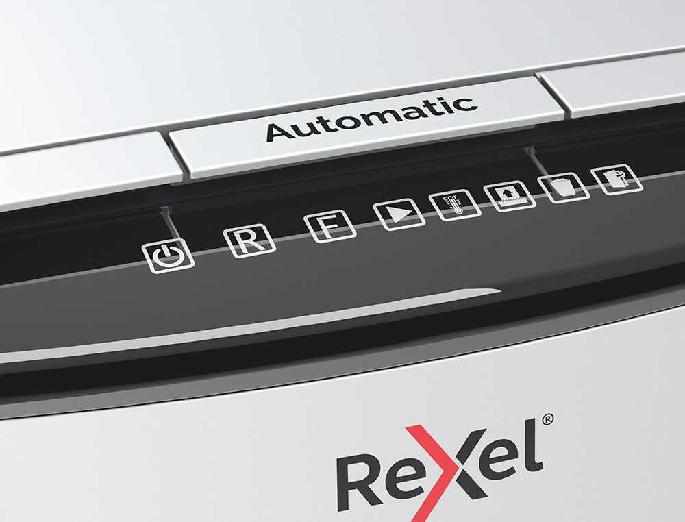 REXEL - Destructora de documentos optimum autofeed+ 50x eu capacidad de corte 50 hojas destruye grapas y clips (Ref. 2020050XEU)