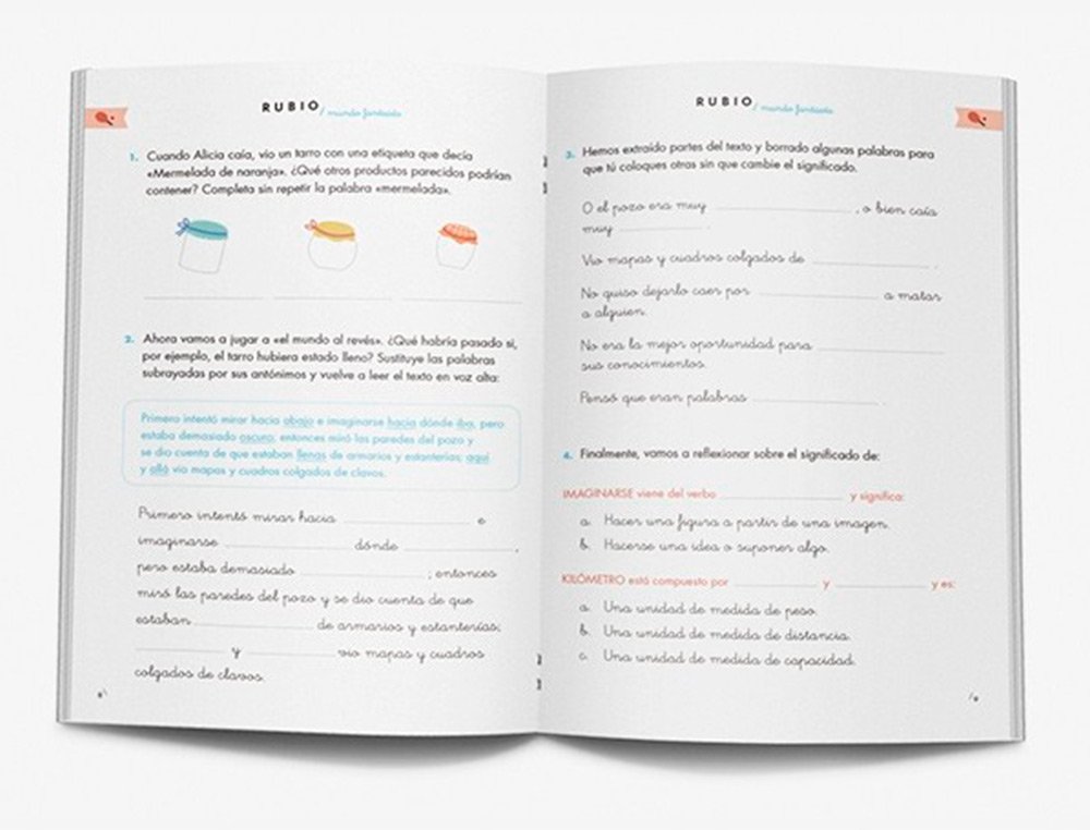 RUBIO - Cuaderno competencia lectora 5 mundo fantasia (Ref. CL5)