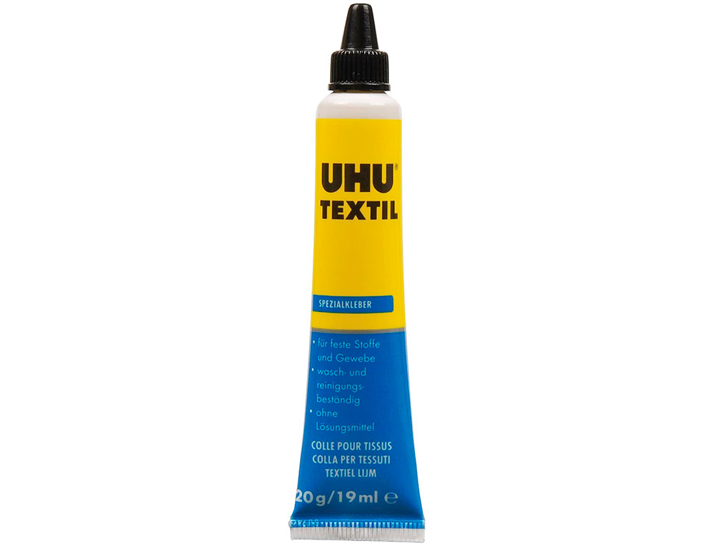 UHU - Pegamento especial textil tubo 20 gr en blister (Ref. 64662)