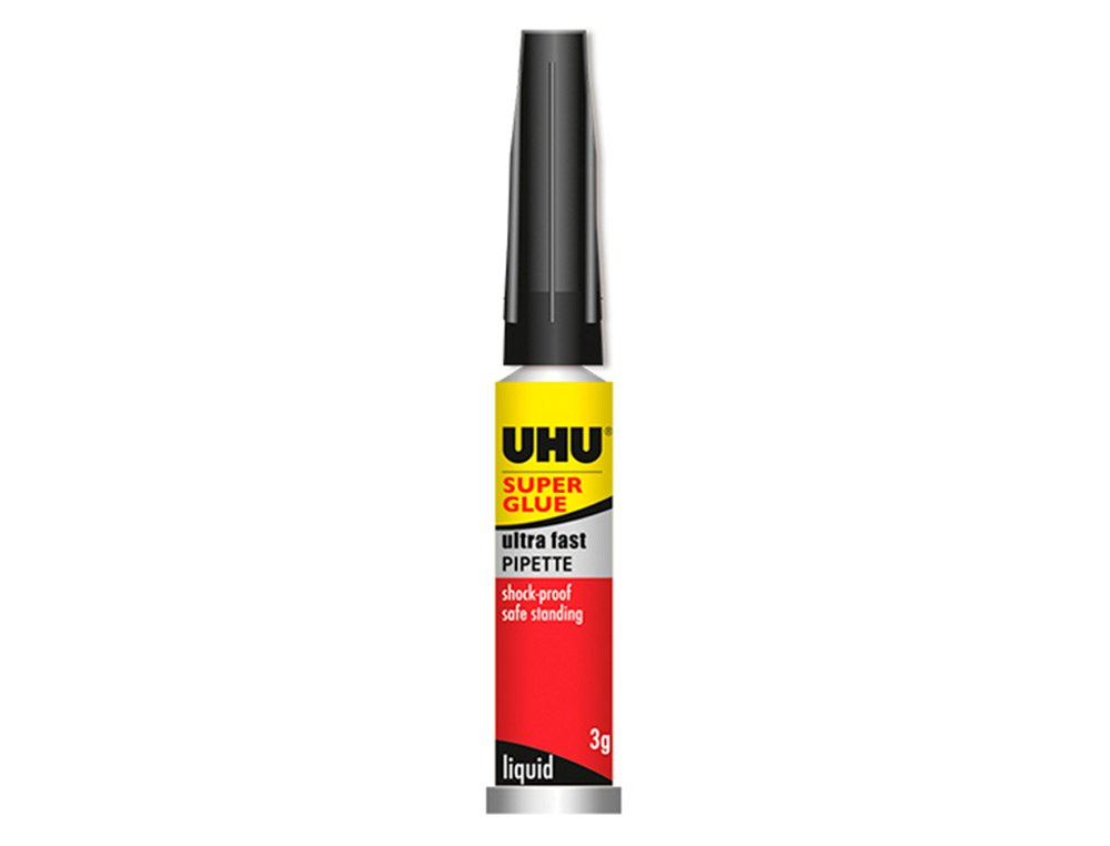 UHU - Pegamento instantaneo control tecnologia stop 3 gr (Ref. 35281)