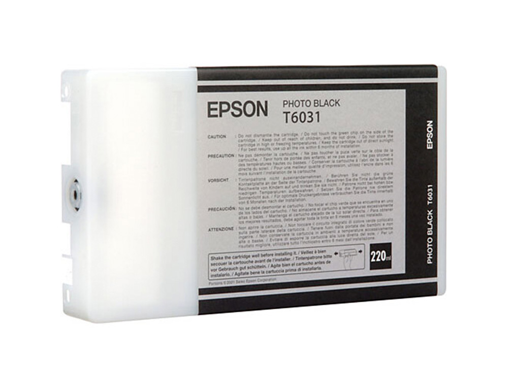 EPSON - Ink-jet gf stylus pro 7880/9880 negro photo (Ref. C13T603100)