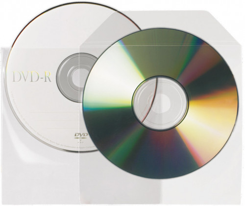 3L OFFICE - FUNDA CD/DVD 3L PP 125x128 BOLSA DE 25 (Ref.10295)