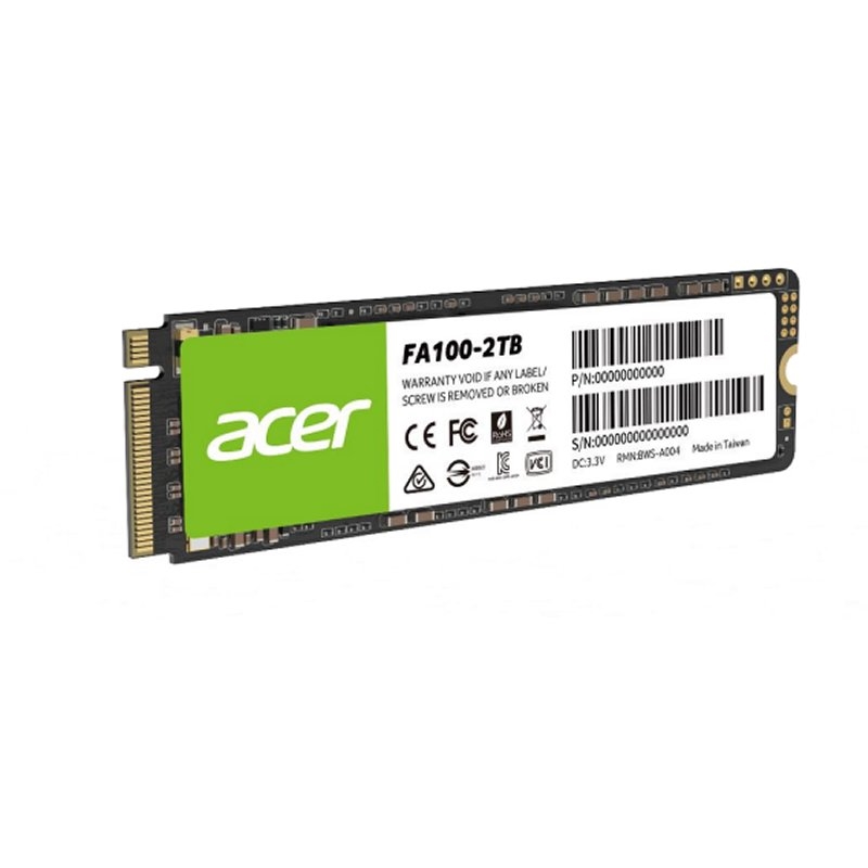 ACER - SSD FA100 512Gb PCIe Gen3 M.2 (Canon L.P.I. 5,45€ Incluido) (Ref.BL.9BWWA.119)