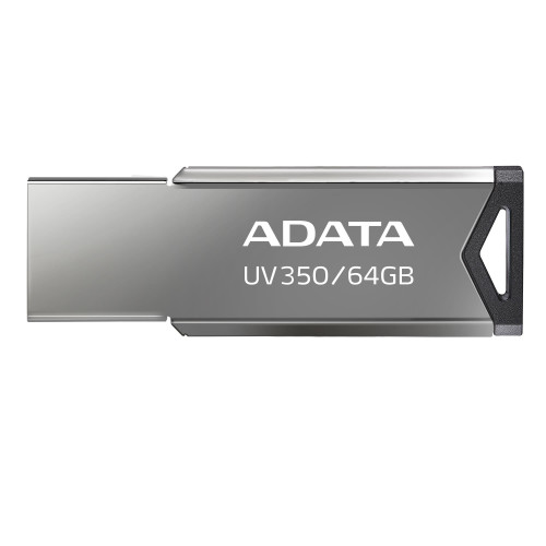 ADATA - UV350 unidad flash USB 64 GB USB tipo A Gris (Canon L.P.I. 0,24€ Incluido) (Ref.AUV350-64G-RBK)