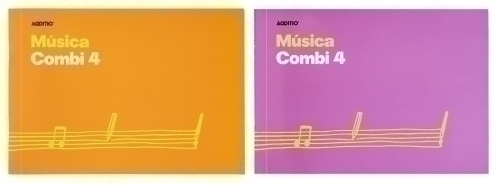 ADDITIO - BLOC de MUSICA COMBI 4 PENTAGRAMAS 24x17 Y HOJAS MICROPERFORADAS APDO. (Ref.M45)