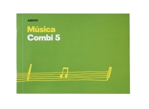 ADDITIO - BLOC de MUSICA COMBI 5 PENTAGRAMAS 24x17 Y HOJAS MICROPERFORADAS APDO. (Ref.M55)