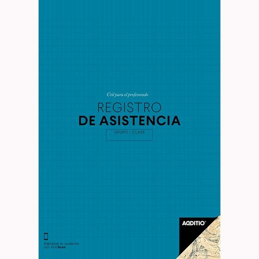 ADDITIO - CUADERNO PROFESOR REGISTRO DE ASISTENCIA 195x285 SURTIDO (Ref.P162)
