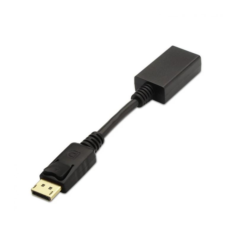 AISENS - CONVERSOR DISPLAYPORT A HDMI, DP/M - HDMI A/H NEGRO 15CM (Ref.A125-0134)