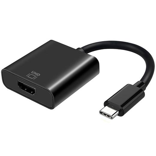 AISENS - CONVERSOR USB-C A HDMI 4K@60HZ USB-C/M - HDMI/H NEGRO 15CM (Ref.A109-0344)