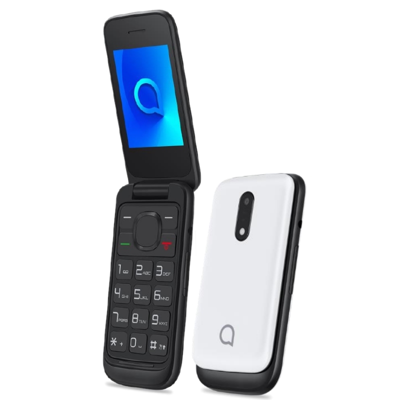 ALCATEL - 2057D Telefono Movil 2.4&quot; QVGA BT Blanco (Canon L.P.I. 1,1€ Incluido) (Ref.2057D-3BALIB12)