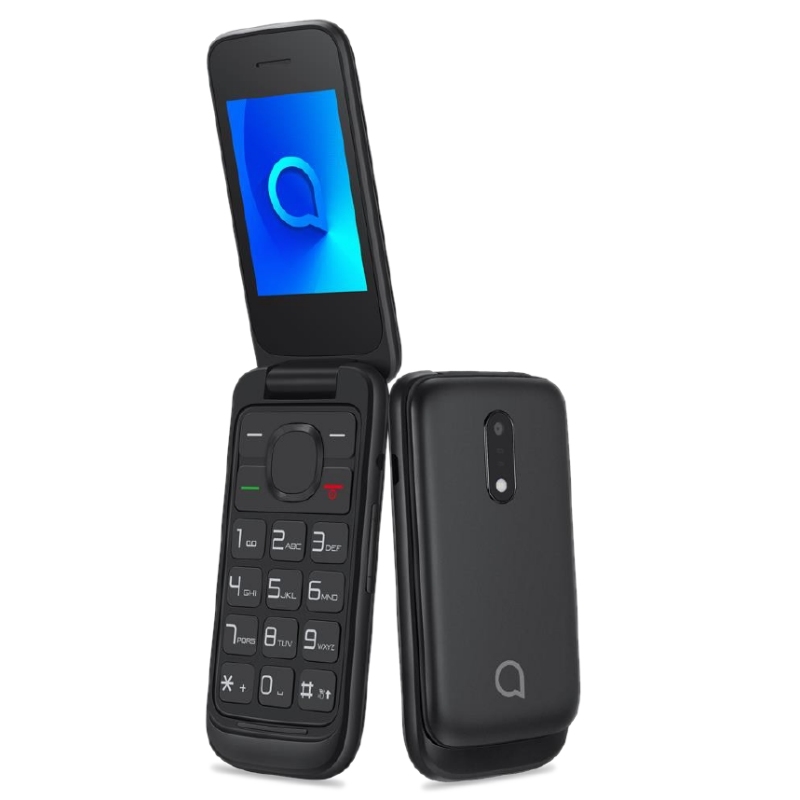 ALCATEL - 2057D Telefono Movil 2.4&quot; QVGA BT Negro (Canon L.P.I. 1,1€ Incluido) (Ref.2057D-3AALIB12)