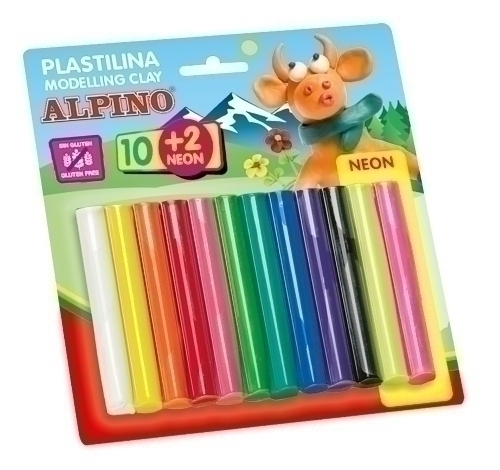 ALPINO - PLASTILINA BLISTER 10+2 17GR (Ref.DP000018)