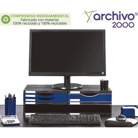 ARCHIVO 2000 - SOPORTE MONITOR ERGONÓMICO SOSTENIBLE (Ref.6522M1 AZ)