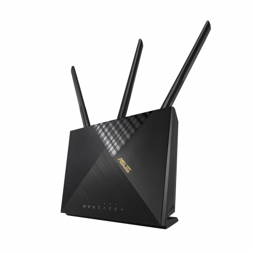 ASUS - 4G-AX56 router inalámbrico Gigabit Ethernet Doble banda (2,4 GHz / 5 GHz) 3G Negro (Ref.90IG06G0-MO3110)