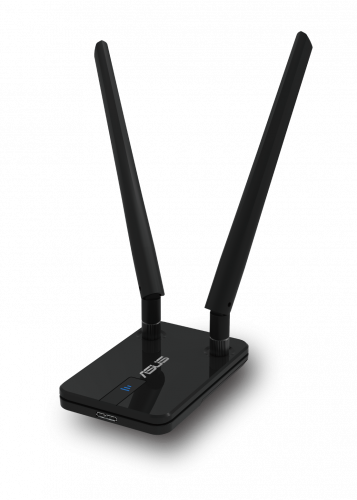 ASUS - USB-AC58 router inalámbrico Doble banda (2,4 GHz / 5 GHz) Negro (Ref.90IG06I0-BM0400)
