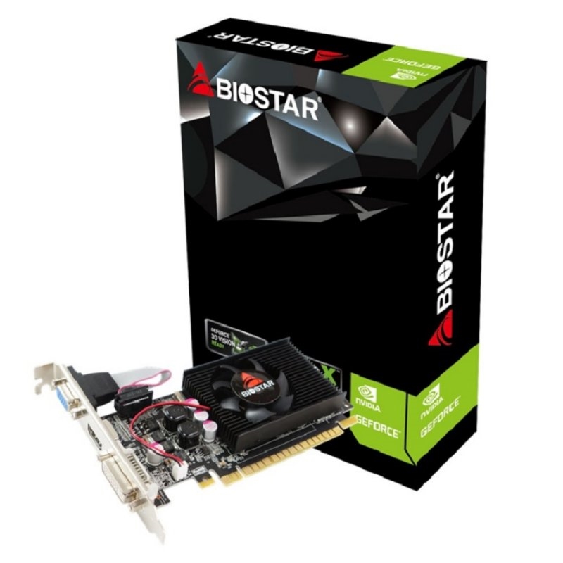 BIOSTAR - VGA NVIDIA GT 210 1GB DDR3 DVI/HDMI (Ref.G210-1GB D3 LP)