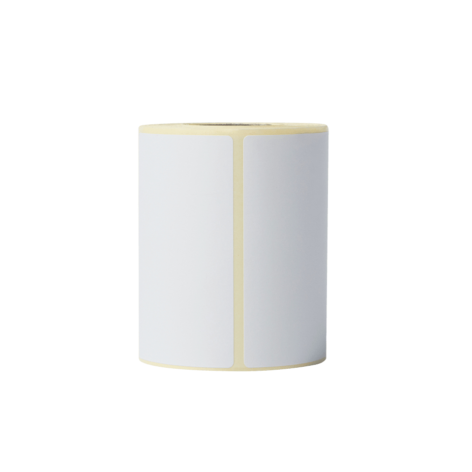 BROTHER - Caja de 8 rollos de etiquetas termicas blancas - Cada rollo contiene 400 etiquetas de 76mm (Ref.BDE1J044076066)