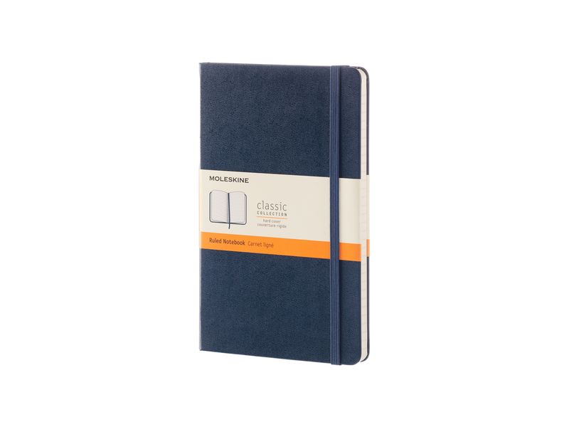 MOLESKINE - Cuaderno Tapa Dura Horizontal Azul Zafiro 13x21 (Ref.QP060B20)