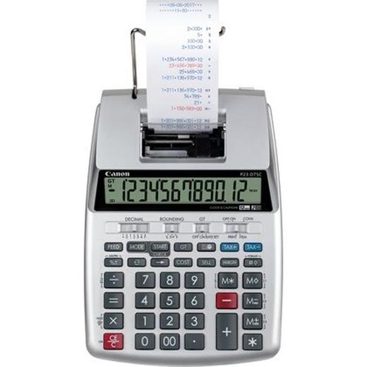 CANON - Calculadora Escritorio de impresión Plata P23-DTSC (Ref.2303C001)
