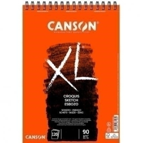 CANSON - BLOCK DIB.C XL CROQUIS (esp) A4 120h (Ref.C200787103)
