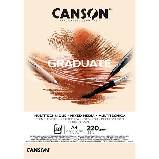 CANSON - BLOCK DIB.G-GRADUATE MIX MED.A4 30h OCRE (Ref.C400110368)