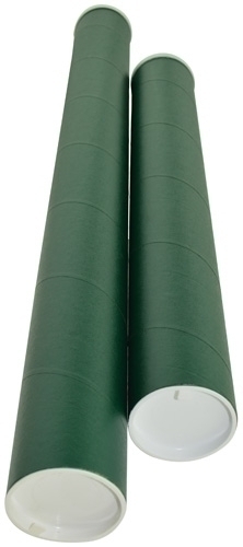 CG - PORTAPLANOS para ENVIO TUBO CARTON VERDE 50x6,5 cm (Ref.1010100100)