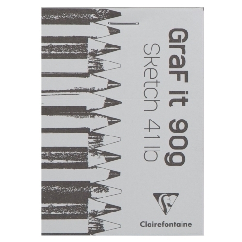 CLAIREFONTAINE - BLOCK DE DIBUJO GRAF&quot;IT CROQUIS A3 90g 80h (Ref.96627C)