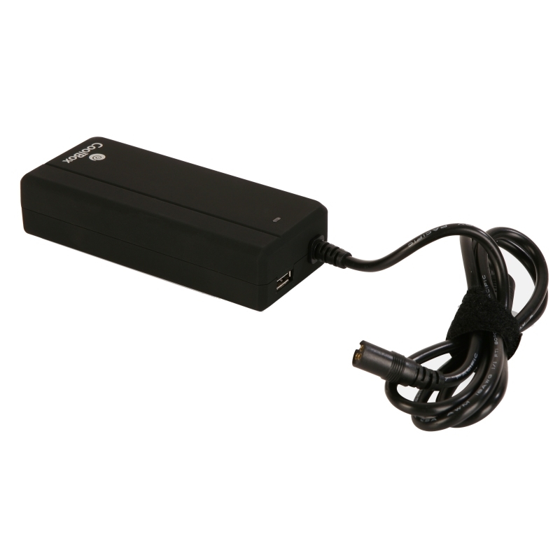 COOLBOX - Adaptador portátil automático 90W USB 2.1A (Ref.FALCOONB90U)