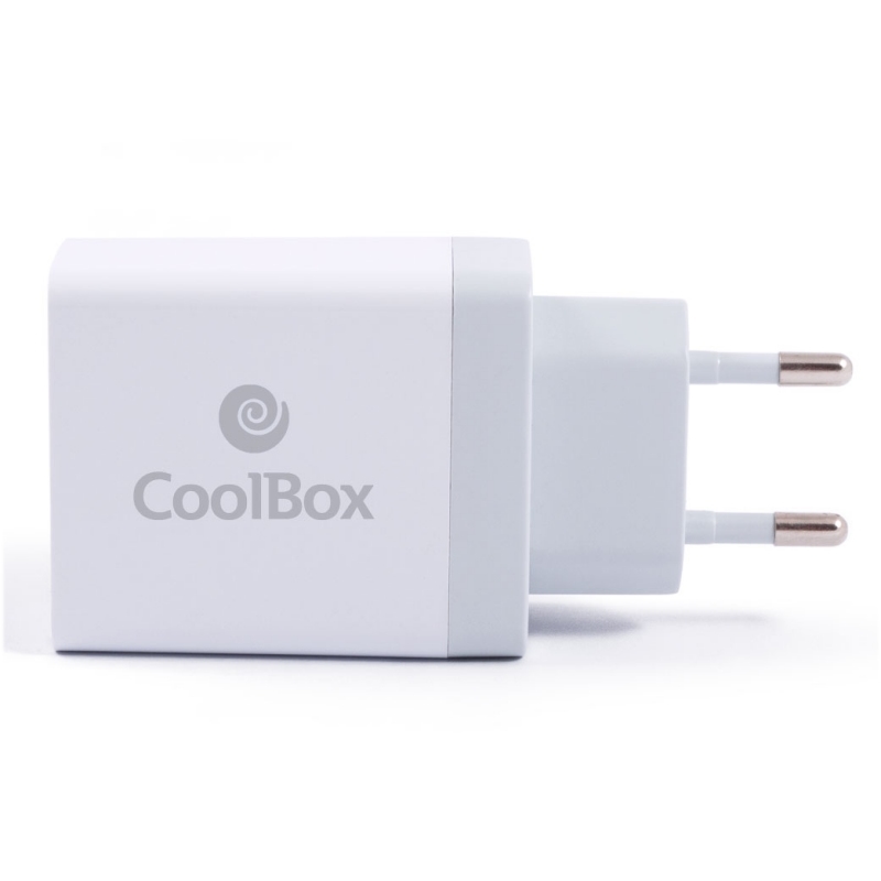 COOLBOX - Cargador USB Pared 36W USB-A/USB-C (Ref.COO-CUAC-36P)