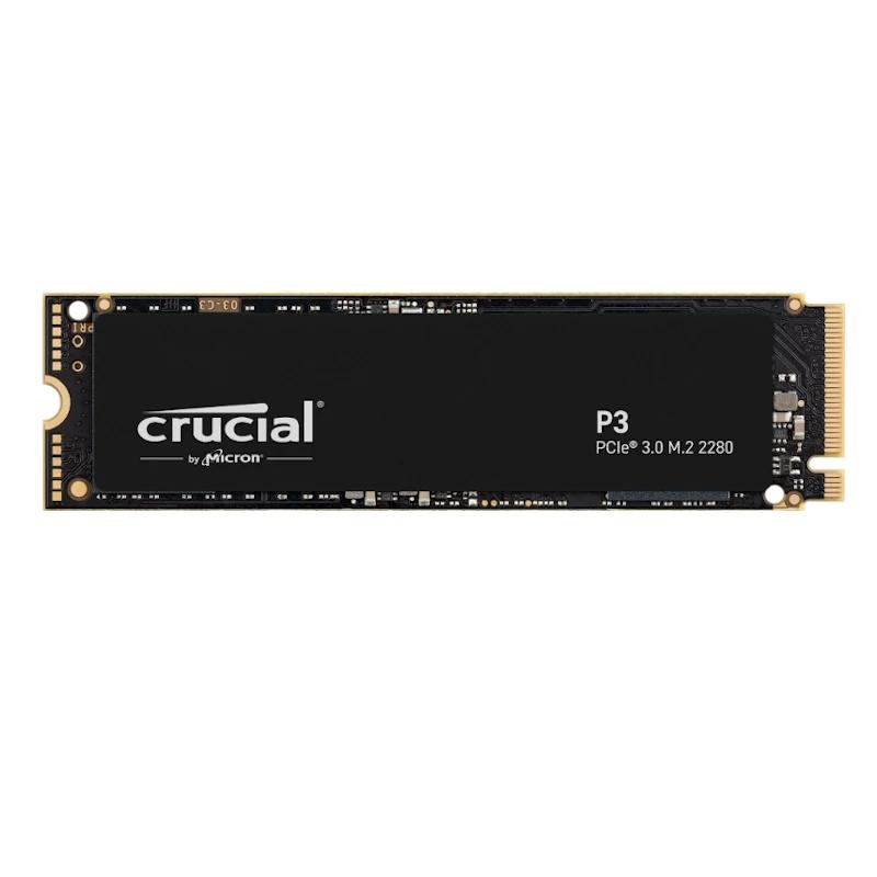 CRUCIAL - P3 SSD 500GB PCIe NVMe 3.0 x4 (Canon L.P.I. 5,45€ Incluido) (Ref.CT500P3SSD8)