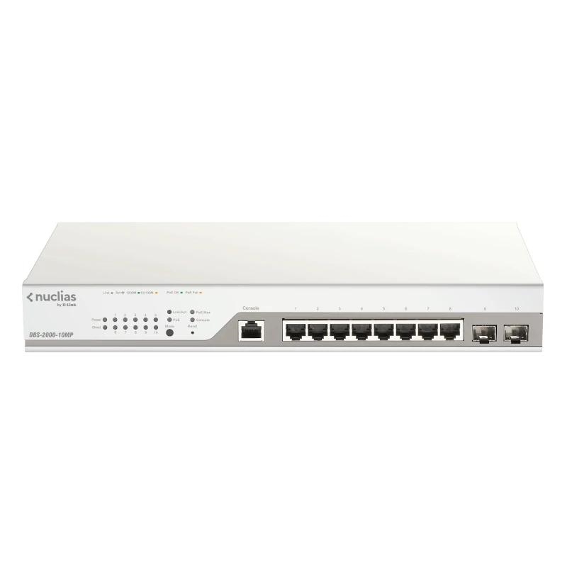 D-LINK - 10xGb PoE+ Switch 2xSFP 1Y (Ref.DBS-2000-10MP/E)