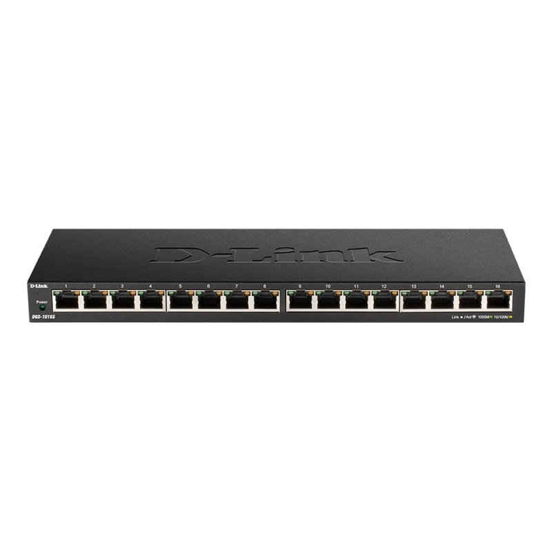 D-LINK - Switch 16x10/100/1000Mbps GbE (Ref.DGS-1016S)