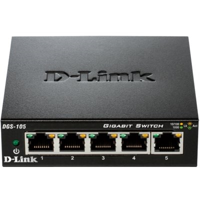 D-LINK - Switch 5xGB Metal (Ref.DGS-105)
