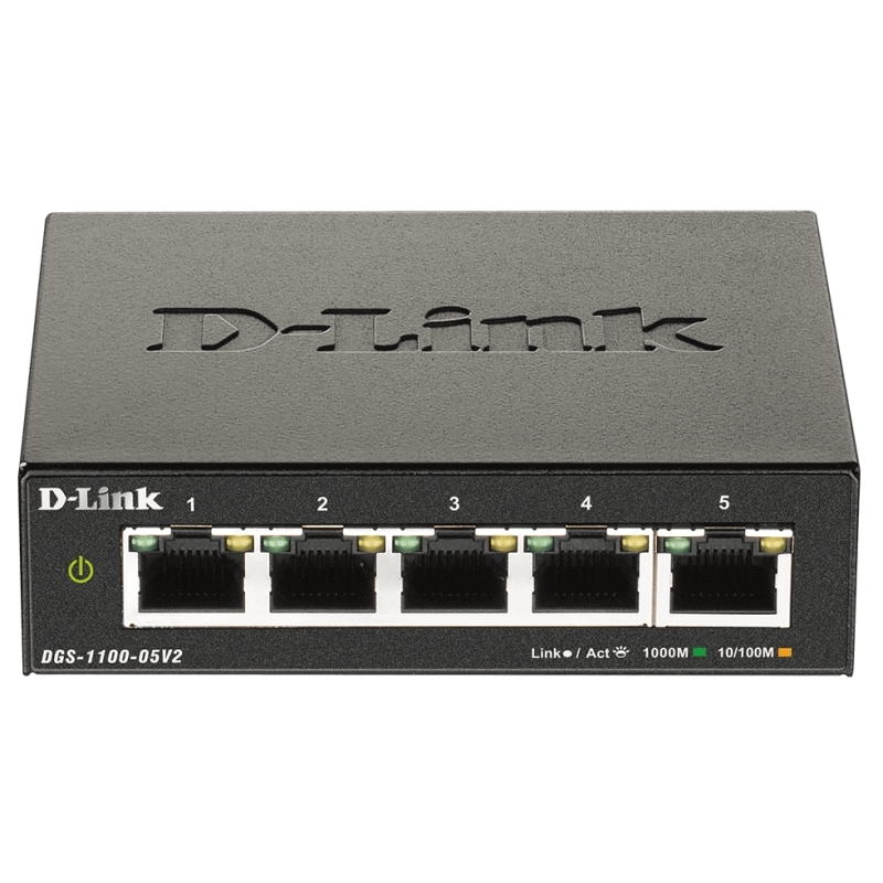 D-LINK - Switch 5xGigabit EasySmart (Ref.DGS-1100-05V2)